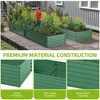 2er-Set Hochbeet 240x120x54cm Metall Ovales Gartenbeet, Produktbild-Vorschau 3