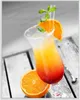Wallario Wandbild Bunter Cocktail am Pool mit Hintergrund Produktbild-Vorschau 1