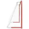 Hockeytor mit Netz Rot & Weiß 153x60x118 cm Stahl & Produktbild-Vorschau 4
