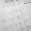 Fertiggardine mit Volants Weiß Woal 145x250cm Bistrogardine Produktbild-Vorschau 5