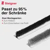 STEIGNER Bürstendichtung Schiebetür Kleiderschrank 4,8x4mm Produktbild-Vorschau 5