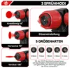 Farbsprühgerät 21V Akku Farbsprühsystem HVLP mit 5 Düsen & Produktbild-Vorschau 11