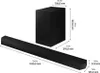 Samsung HW-Q64GC 3.1-Kanal Q-Soundbar mit Subwoofer, Dolby Produktbild-Vorschau 2