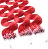 hair2heart Microring Extensions Cheveux humains ondulés - Voir les images du produit 2