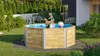 Massivholzpool 593, inkl. Leiter B x T x H 310 x 310 x 116 Produktbild-Vorschau 1