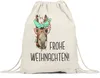 Frohe Weihnachten Turnbeutel Gymsack  Weihnachten Merry Produktbild-Vorschau 1