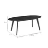 Miliboo - Design-Esstisch ausziehbar Nussbaum L150-200 Produktbild-Vorschau 7