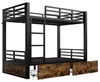 MODFU Patrová postel 90x200, postel pro mládež s velkými Náhled obrázku produktu 9