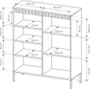 GrainGold Kommode Sorano - Kommode mit Türen - Sideboard, Produktbild-Vorschau 7