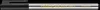 A close-up shot of a black and silver fineliner pen against a black background. Produktbild-Vorschau
