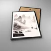 Gerahmtes Poster - Schwarzer Rahmen - Chinesisch Landschaft Produktbild-Vorschau 3