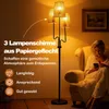 COSTWAY Stehlampe 175cm, 3 flammige Stehleuchte mit Produktbild-Vorschau 4