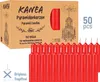 KANEA Pack de 50 bougies pour pyramides - Bougies de Noël Voir les images du produit 2