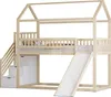 Flieks Etagenbett 90x200cm mit Rutsche, Kinderbett mit Produktbild-Vorschau 6