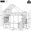 Letto a castello, letto a soppalco, lettino 90x200 cm con Anteprima dell’immagine prodotto 2