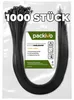 PACKIVO Kabelbinder, Schwarz - 400mm x 4,8mm, 1000 Produktbild-Vorschau 1
