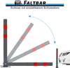 Bettizia Absperrpfosten 4X Parkplatzsperre Klappbar 66cm Produktbild-Vorschau 3