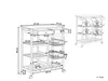 BELIANI Servierwagen Hellbraun Bambusholz 80 x 67 x 37 cm Produktbild-Vorschau 3