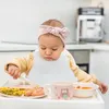 Silikonový bryndák - tm.modrý, BabyOno Náhled obrázku produktu 2