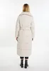 Cappotto lungo trapuntato da donna AODA - bianco lana, L Anteprima dell’immagine prodotto 3