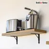 KOTARBAU® Regalwinkel Schwarz Metall Stahl 150x150 mm Produktbild-Vorschau 7