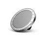 A silver magnetic car mount for ventilation. Voir les images du produit