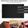 Lederstücke 1kg, schwarz, DIN A3 - Lederstücke alle Stücke Produktbild-Vorschau 2