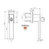 Design Fenstergriff Rasterolive Schwarz Aluminium Produktbild-Vorschau 2