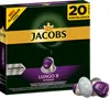 A box of Jacobs Lungo 8 Intenso coffee capsules. Produktbild-Vorschau