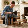 Relaxdays Hundetreppe, 3 Stufen, HxBxT: 36,5 x 35 x 45 cm, Produktbild-Vorschau 6