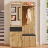 OKWISH Meuble d'Entrée avec Structure Haute pour Vestiaire Voir les images du produit 2