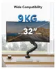 HUANUO Monitor Halterung 13-32 Zoll Gasfeder Produktbild-Vorschau 2