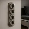 Gniazdo podtynkowe porcelanowe retro 4-drożne, All-in-One, Podgląd zdjęcia produktu 6