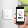 Hama WiFi Touch-Wandschalter Unterputz weiß Produktbild-Vorschau 3