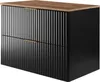 Rodan | Mobile da bagno 80 cm | Nero opaco | L/P 80/57/46 Anteprima dell’immagine prodotto 1
