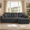 Modulares Sofa, Ecksofa mit Liege rechts, 244 cm breit, Produktbild-Vorschau 3