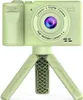 ZELURXX Mini Digitalkamera mit Ständer, Dual-Kamera, 1080P Produktbild-Vorschau 1