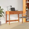 vidaXL Scrivania Max Brown 100 x 50 x 78 cm Legno di pino Anteprima dell’immagine prodotto 2