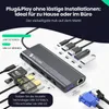 Siltcon® 13-in-1 USB-C Hub Dockingstation – 2x HDMI 4K, Produktbild-Vorschau 2