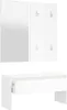 vidaXL Ensemble de vestiaires blanc en bois composite Voir les images du produit 4