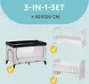 Spannbettlaken Kinderwagen stubenwagen für Babybett 3er Produktbild-Vorschau 2