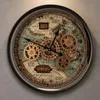 Formano XXL Wanduhr Weltkarte 58cm Metall Uhr mit Produktbild-Vorschau 6