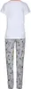 Peanuts Pyjama 2 -teilig weiß-grau Größe 36/38 Produktbild-Vorschau 2