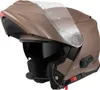 Casco Bogotto H271 BT Bluetooth ribaltabile, marrone opaco, Anteprima dell’immagine prodotto 1