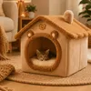 Aluz Katzenhöhle 2in1 Katzenbett 30x30 cm Faltbar mit Produktbild-Vorschau 1