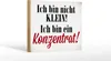 Holzschild Spruch 18x12cm bin nicht klein bin Konzentrat Produktbild-Vorschau 2