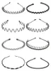 Uni Metall Haarband Schwarz Spring Wave Haarband Rutschfest Produktbild-Vorschau 2
