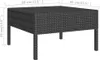 vidaXL Set 3 pezzi da giardino con cuscini in polirattan Anteprima dell’immagine prodotto 8