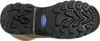 The bottom view of a brown work boot. Podgląd zdjęcia produktu