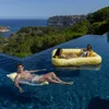 Flamingueo Aufblasbare Wasserhängematte PVC Gelb Produktbild-Vorschau 5